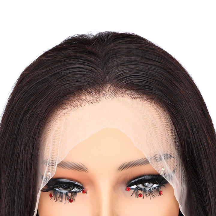 Kinnis Silky Straight Bob 13x4 HD Lace Frontal Human Hair Glueless Wig