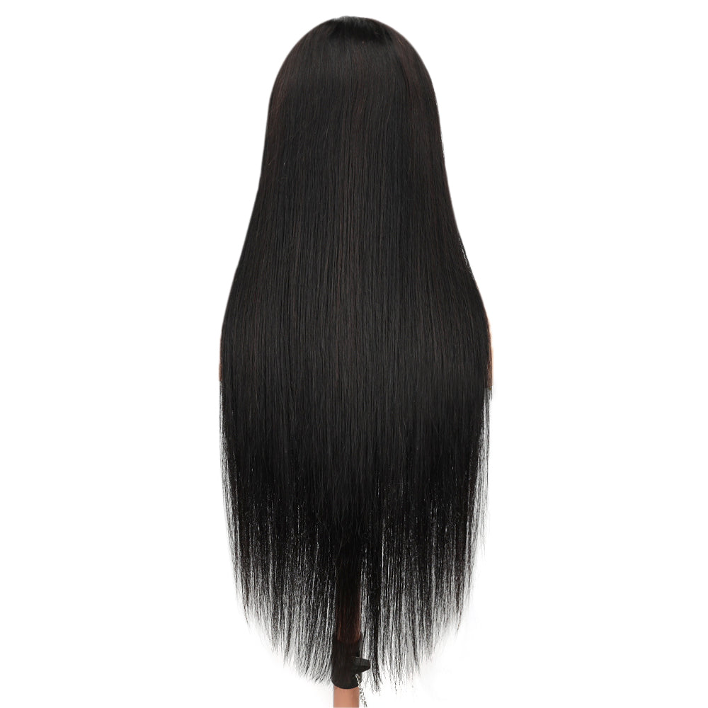 Kinnis Bone Straight 4x4 Lace Closure Wigs with Pre Plucked Hairline Human Hair Wig
