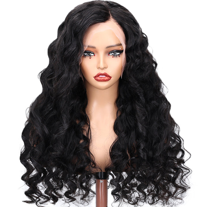 Kinnis Loose Deep Wave For Women Human Hair Glueless Wig Pre Plucked Brazilian Raw Human Hair